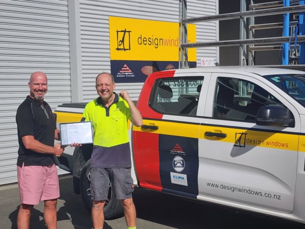 Design Windows Nelson Showroom and staff