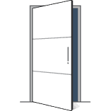 PLA 03 entrance door option